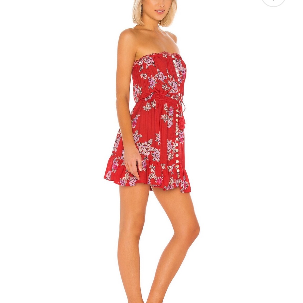 Tiare Hawaii - red Ryder mini dress size s/m